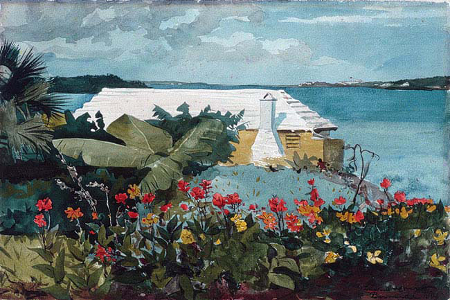 Flower Garden and Bungalow